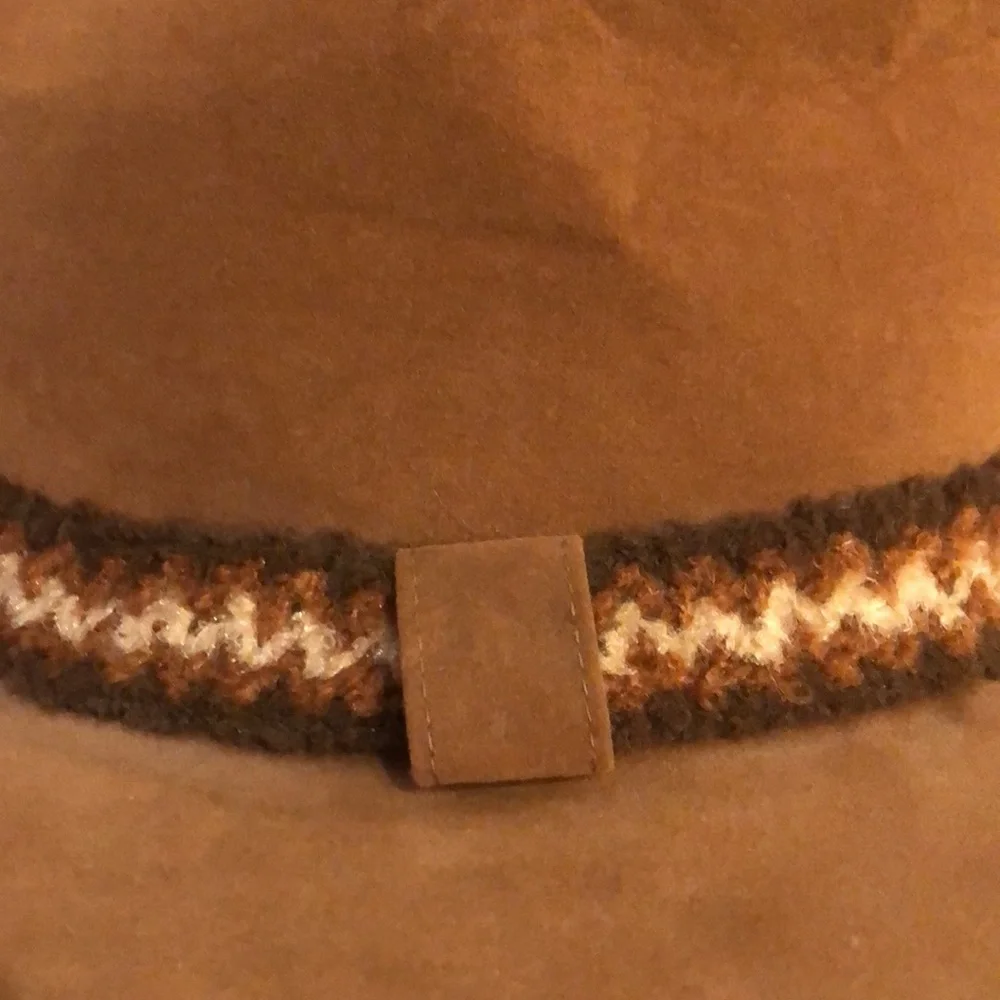 Vintage Resistol Suede Tan Cowboy Hat 6 3/4 - Picture 2 of 6